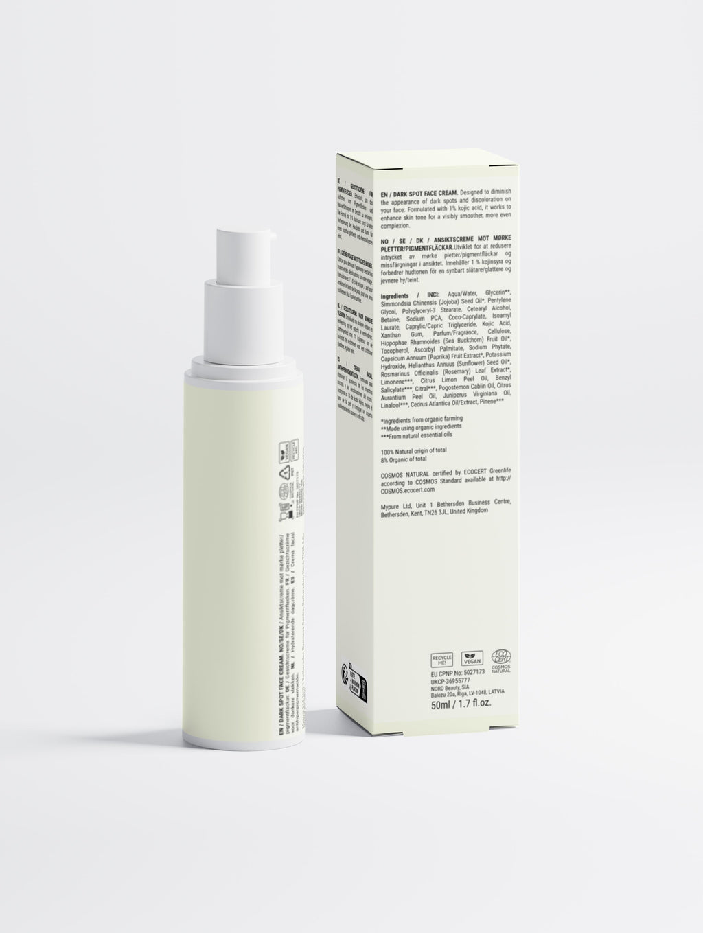 Dark Spot Face Cream with Kojic Acid