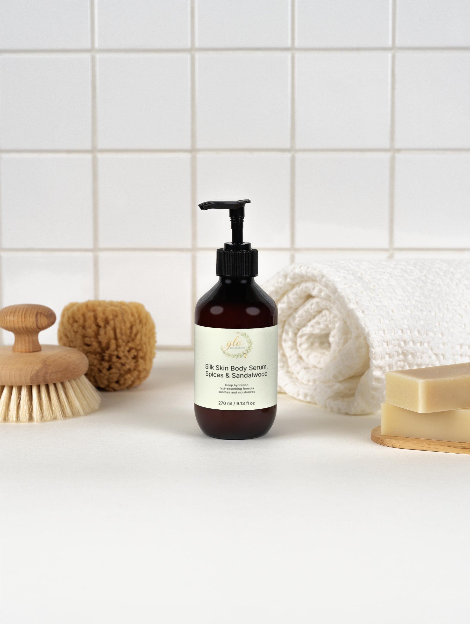 Silk Skin Body Serum, Spices & Sandalwood