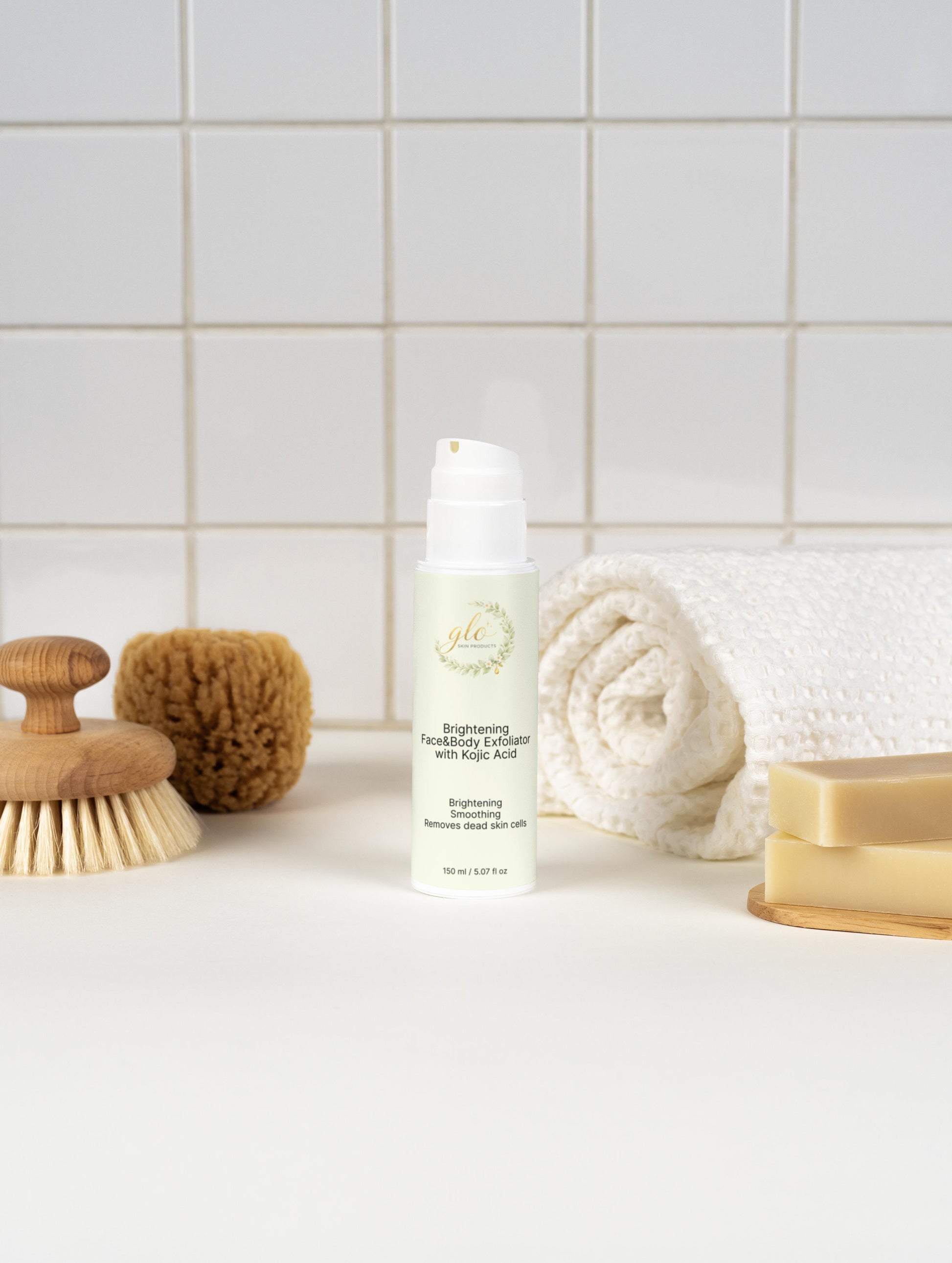 Brightening Face&Body Exfoliator with Kojic Acid